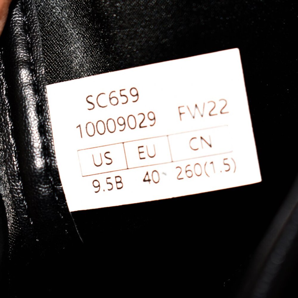 $700 Stuart Weitzman Curveblock 100 Square Leathe… - image 6